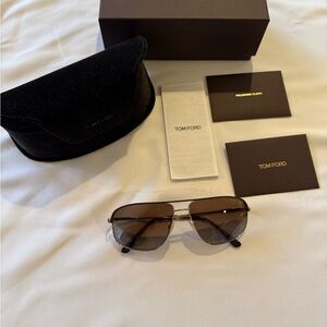 Tom Ford Justin TF467 Brown Polarized Sunglasses